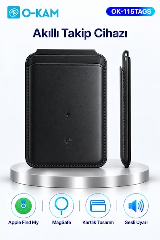 O-kam Ok-115tags Magsafe Akıllı Takip Özellikli Kartlık O-kam Ok-115tags Magsafe Akıllı Takip Özellikli Kartlık