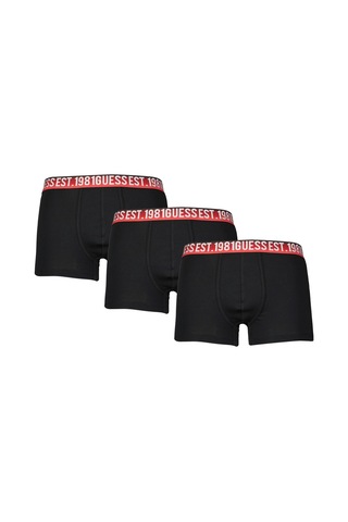 Guess Erkek 3'lü Boxer U5bg61.syh Siyah