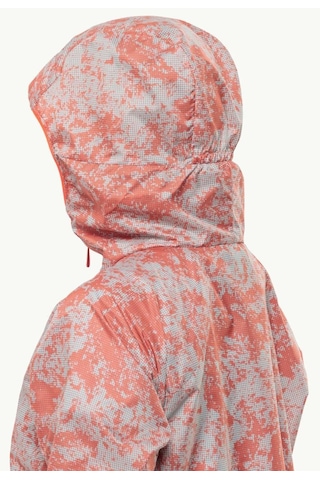 Jack Wolfskin 1307851 8312 Prelight Wind Jkt W Grid Camo Kadın Outdoor Ceket Yeşil