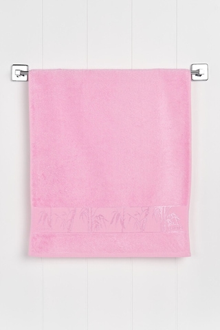 Nurpak Bambu Yüz Havlusu 50 x 90 - Pembe