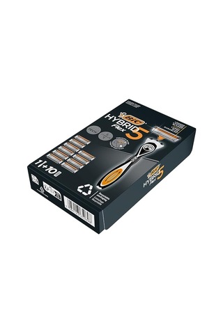Bıc Flex 5 Hybrid Tıraş Bıçağı Seti 1 Gövde + 10 Yedek Başlık 5 Bıçaklı Erkek Tıraş Bıçağı 46167793