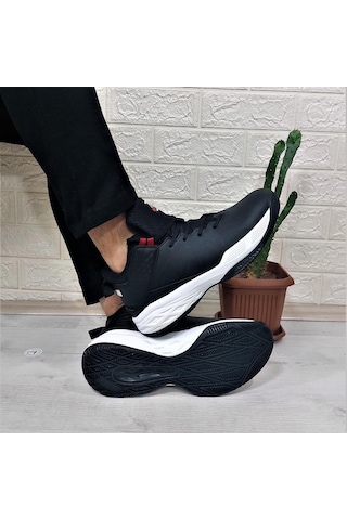 Jump 28652 Siyah-beyaz Boğazlı Basket Spor Ayakkabı Siyah - Beyaz