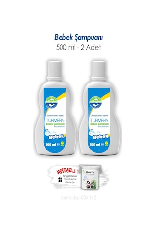 Turmepa 2 Adet Bebek Şampuanı 500 Ml Ve Rosıe