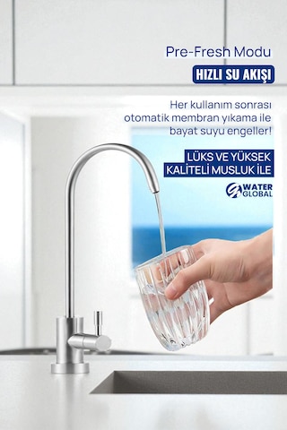 Water Global Su Arıtma Cihazı Direkt Akışlı Tanksız 800 Gpd Tanksız 5 Aşamalı Üreticiden Water Global Su Arıtma Cihazı Direkt Akışlı Tanksız 800 Gpd Tanksız 5 Aşamalı Üreticiden