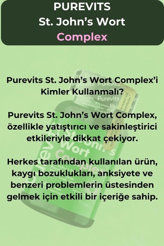 Purevits St.john's Wort Complex 60 Kapsül