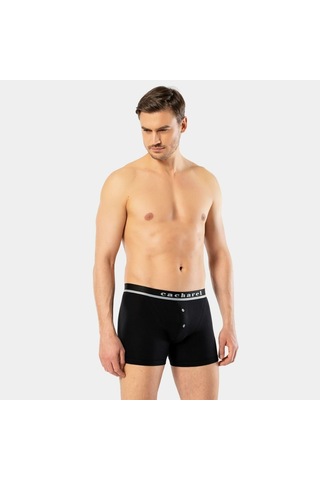 Cacharel Erkek Düğmeli Boxer 1313/siyah Siyah