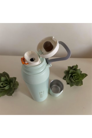Prettify Yüksek Yalıtımlı Paslanmaz Çelik Bardaklı Sıcak/Soğuk Termos 700 ML