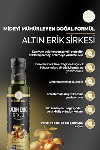 Zühre Ana Mirabelle Altın Erik Sirkesi 500 ML