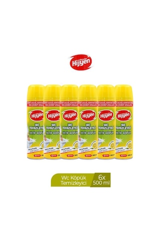 Koruma Hijyen Wc Temizleyici Aktif Köpük 6 x 500 ML