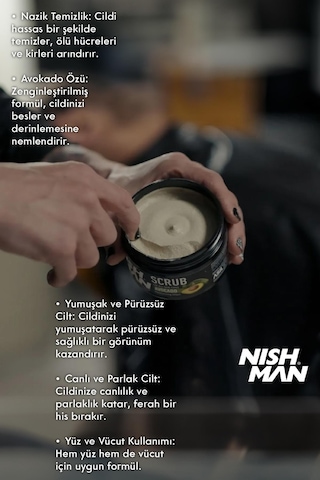 Nishman Avokado Özlü Yüz Ve Vücut Peeling 300 ML