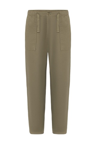 Vamos Baggy Fit Gabardin Pantolon Haki