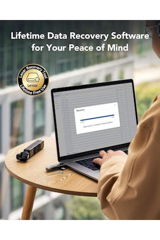 ﻿Lexar 128 GB Silver Plus 205 MB/s 4K V30 Uhsı Micro SD Hafıza Kartı