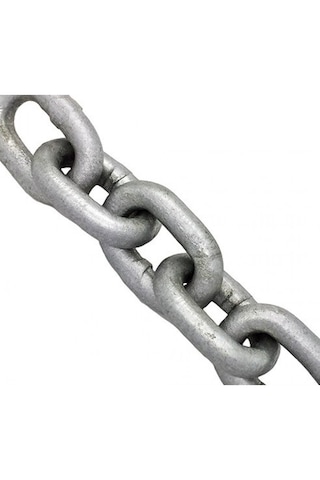 Tekne Irgat Zinciri. 6mm. Daldırma Galvaniz Zincir. 1 Metre
