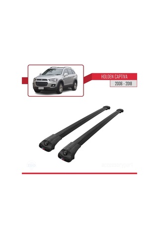 Holden Captiva 2006-2018 Arası İle Uyumlu Ace-1 Ara Atkı Tavan Barı Siyah