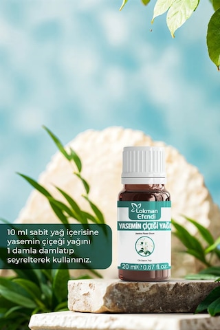 Lokman Efendi Yasemin Çiçeği Yağı Aromaterapi ve Cilt Bakım Yağı 20 ML