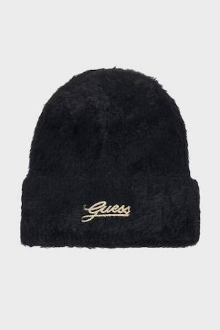 Guess Knitted Logolu Bere Aw5633pol01 Kadın Bere Aw5633 Pol01 Bla Siyah
