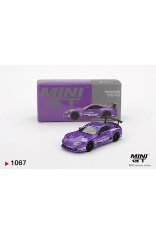 Mini Gt 1/64 Toyota Supra A80 Top Secret Gt-300 Top Secret Purple 1067