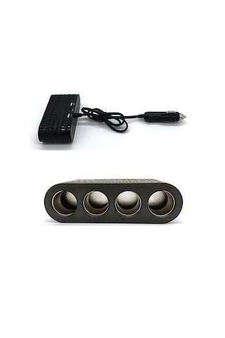 Olesson 1654 Type-c+2xusb 120watt 4 Çakmak Girişli Kablolu Çakmak Çoklayıcı