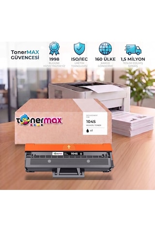 Samsung Scx-3200w Muadil Toner Çipli Mlt-d104s 20'li 1.500 Sayfa