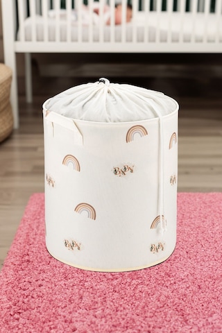 Minik Baby Tasarımlı Fileli Çocuk Odası Saklama Kutusu Düzenleyici Oyuncak Kirli Sepeti 37x40 Bej Minik Baby Tasarımlı Fileli Çocuk Odası Saklama Kutusu Düzenleyici Oyuncak Kirli Sepeti 37x40 Bej