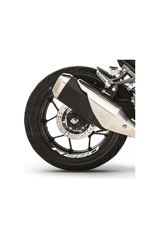 Rks R250 Motosiklet Jant İçi Sticker Etiket Modeli Beyaz