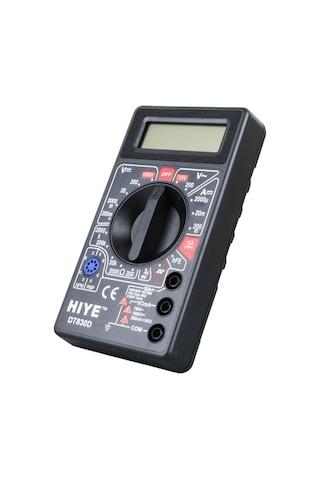 Dt-830d Dijital Multimetre Ölçü Aleti - Siyah Kasa