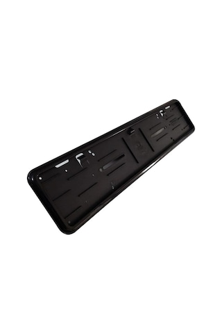 1 Adet Parlak Siyah Plakalık Piano Black Takmatik Plakalık Çerçevesi Piano Black