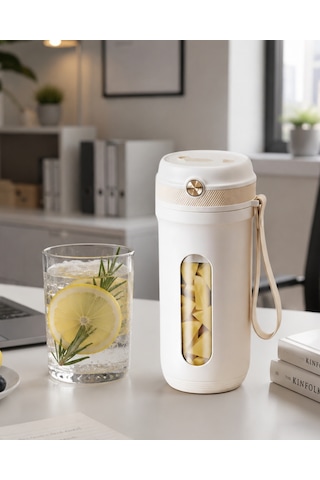 Usb Şarjlı Mini Smoothie Blender Pratik Meyve Karıştırıcı 350 Ml - Lisinya Diğer