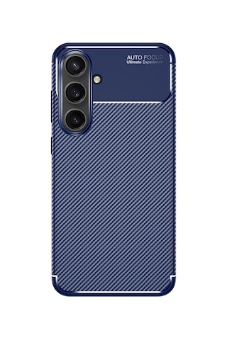 Zore Samsung Galaxy Uyumlu S24 Fe Kılıf Omsy Negro Silikon Kapak - Lacivert