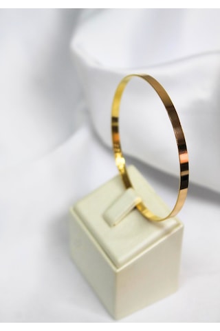 Risegold 10 Gram 22 Ayar Özel Geniş Kibrit Çöpü Bilezik Işçiliksiz