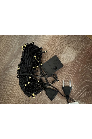 10m 100 Led Damla Uçlu Gün Işığı Siyah Kablo Mz-17-3 Diğer