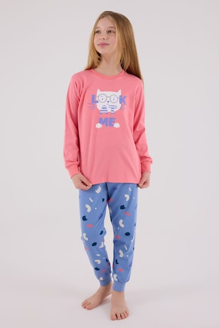 Rolypoly Kız Çocuk Pembe Pijama Takımı Rp3696-c-v2 Pembe