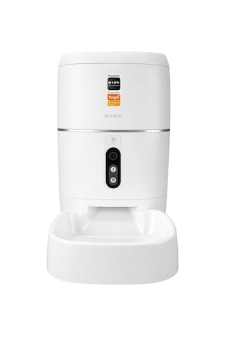 S-link Sl-23 Otomatik Yem Kabı 3mp Kamerali Iki Yönlü Ses 6l Wifi Tuya Destekli Akıllı Kedi Köpek Besleyici