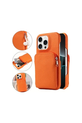 Hightower Galaxy A51 5g Sunfderi Kılıf Fermuarlı Cüzdan Ve Düşmeye Karşı Koruyucu Kılıf