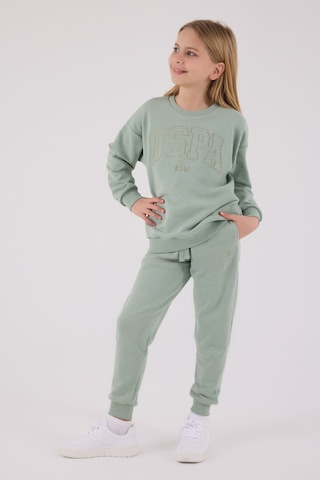 U.S. Polo Assn. U.s. Polo Assn Kız Çocuk Yeşil Eşofman Takımı Us2305-c-v2 Yeşil