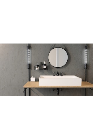 Decorev Dc-5554 Dekoratif Banyo Mutfak Balkon Çok Kullanışlı Siya