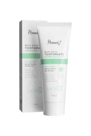 Homm Life Damla Sakızlı Diş Macunu 75 ML Homm Life Damla Sakızlı Diş Macunu 75 ML