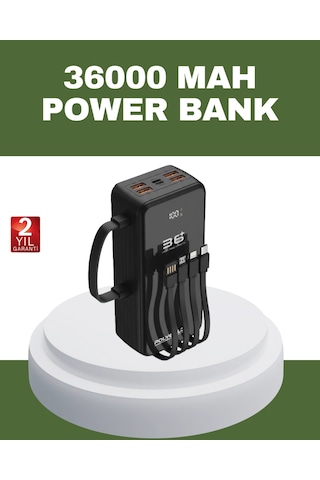 Hızlı Şarj Destekli Powerbank Tüm Cihazlarla Uyumlu Diğer