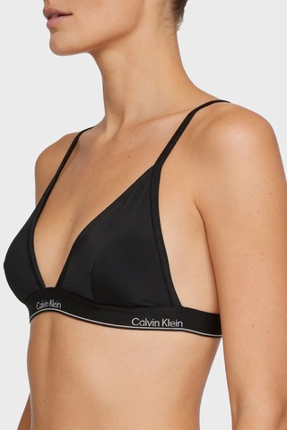 Calvin Klein Üçgen Logolu Bikini Üstü Lv00q61208ub1 Bayan Bikini Üstü Lv00q61208 Ub1 Siyah