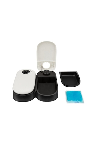 Trixie TX2 İki Öğünlük Zaman Ayarlı Otomatik Kedi Mama Kabı 2 x 300 ML