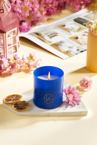 Selka Home İlirya Pathculi Lavander Kokulu Organik Cam Mum 480 Gr