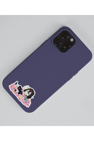 Demon Slayer-mitsuri Kanroji-obanai Iguro-parlak Kağıt -2li Sticker Set- Başarı Etiket Süsleme