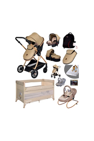 Baby Home Yeni Full Takım 10 In 1 1010 Travel Sistem Bebek Arabası Anne Yanı Park Yatak Beşik Ve Ana Kucağı
