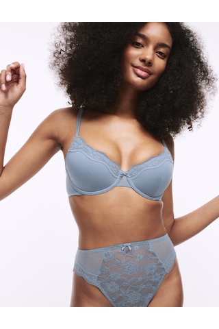 Marks & Spencer Jasmine Dantel Detaylı Sütyen (A‑E) T33002266 Gri