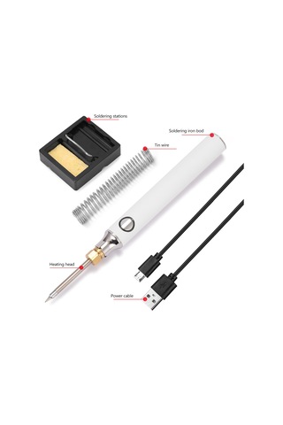 Handskıt 5 V 8 W Usb Ayarlanabilir Havya Çok Renkli