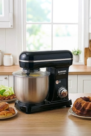 Lorenzo Masterplus 6 L 1500 W Hamur Yoğurma Mutfak Şefi Stand Mixer