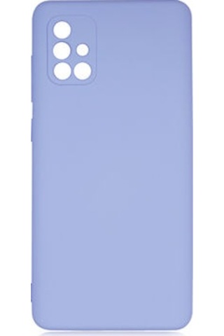Samsung Galaxy Uyumlu A71 Kılıf İçi Telefonu Çizmeyen Kadife Kaplı Dışı Soft Yapılı Esnek Lansman Kapak Ryc/mara Lila