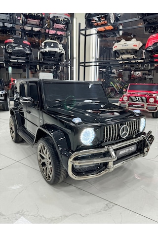 Oyuncaksepeti Mersedes G63 24 Volt Akülü Araba İsme Özel Plaka Siyah