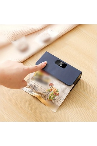 Boatshop1 Mavi 6 Ayarlı Usb Şarj Edilebilir Lityum Pil Hızlı Mühürleme Seyahat Piknik Ve Mutfak İçin Taşınabilir Mühürleyici