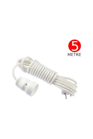 Tek-iş Uzatıcı Takımı Uzatma Kablosu Topraksız Seyyar Ara Kablo 5 Metre Diğer